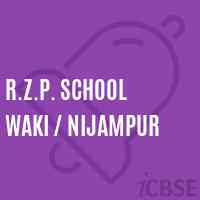 R.Z.P. School Waki / Nijampur Logo