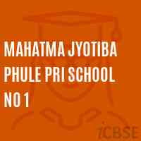 Mahatma Jyotiba Phule Pri School No 1 Logo