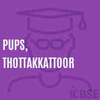 Pups, Thottakkattoor Primary School Logo