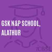 Gsk N&p School, Alathur Logo