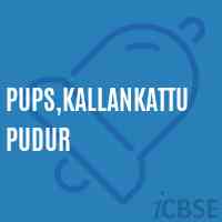 Pups,Kallankattupudur Primary School Logo