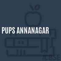 Pups Annanagar Primary School Logo
