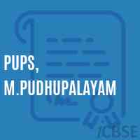Pups, M.Pudhupalayam Primary School Logo