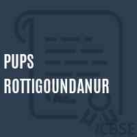 Pups Rottigoundanur Primary School Logo