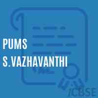Pums S.Vazhavanthi Middle School Logo