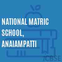 National Matric School, Anaiampatti Logo
