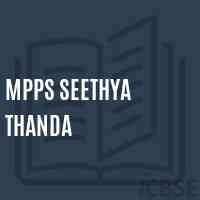 Mpps Seethya Thanda Primary School Logo