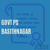 Govt Ps Basithnagar Primary School Logo
