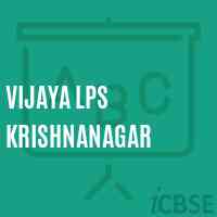 Vijaya Lps Krishnanagar Primary School Logo