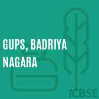 Gups, Badriya Nagara Middle School Logo