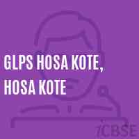 Glps Hosa Kote, Hosa Kote Primary School Logo