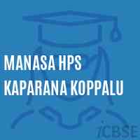 Manasa Hps Kaparana Koppalu Middle School Logo