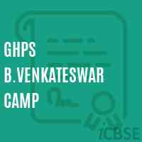 Ghps B.Venkateswar Camp Middle School Logo