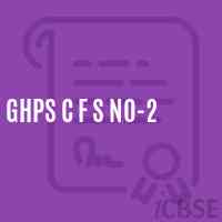 Ghps C F S No-2 Middle School Logo