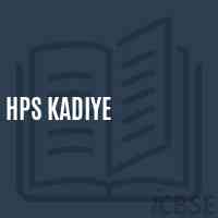 Hps Kadiye Middle School Logo
