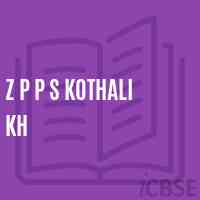 Z P P S Kothali Kh Middle School Logo
