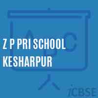 Z P Pri School Kesharpur Logo