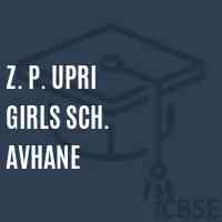 Z. P. Upri Girls Sch. Avhane Middle School Logo