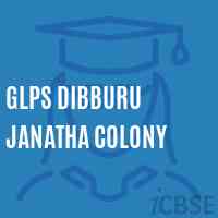 Glps Dibburu Janatha Colony Primary School Logo