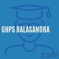 Ghps Balasandra Middle School Logo