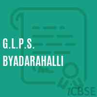 G.L.P.S. Byadarahalli Primary School Logo