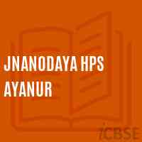 Jnanodaya Hps Ayanur Middle School Logo