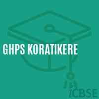 Ghps Koratikere Middle School Logo