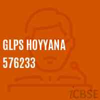 Glps Hoyyana 576233 Primary School Logo
