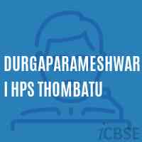 Durgaparameshwari Hps Thombatu Middle School Logo