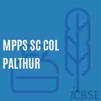 Mpps Sc Col Palthur Primary School Logo