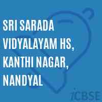Sri Sarada Vidyalayam HS, Kanthi Nagar, Nandyal Secondary School Logo