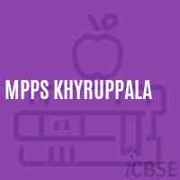 Mpps Khyruppala Primary School Logo