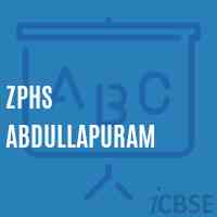 Zphs Abdullapuram Secondary School Logo