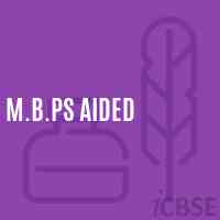 M.B.Ps Aided Primary School Logo