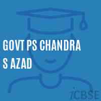 Govt Ps Chandra S Azad Primary School Logo