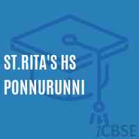 St.Rita'S Hs Ponnurunni Secondary School Logo