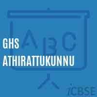Ghs Athirattukunnu Secondary School Logo