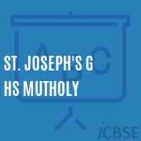 St. Joseph'S G Hs Mutholy Secondary School Logo