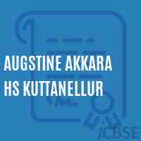 Augstine Akkara Hs Kuttanellur Secondary School Logo