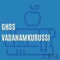 Ghss Vadanamkurussi High School Logo