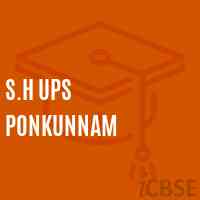 S.H Ups Ponkunnam Middle School Logo