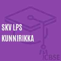 Skv Lps Kunnirikka Primary School Logo