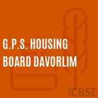 G.P.S. Housing Board Davorlim Primary School Logo
