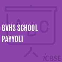 Gvhs School Payyoli Logo