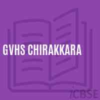 Gvhs Chirakkara High School Logo