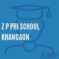 Z P Pri School Khangaon Logo