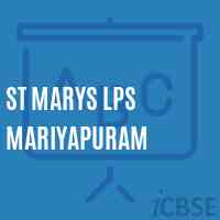 St Marys Lps Mariyapuram Primary School Logo