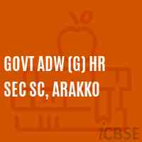 Govt Adw (G) Hr Sec Sc, Arakko High School Logo