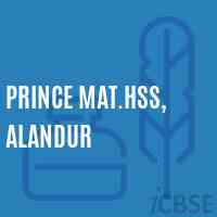 Prince Mat.HSS, Alandur Senior Secondary School Logo