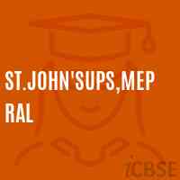 St.John'Sups,Mepral Upper Primary School Logo